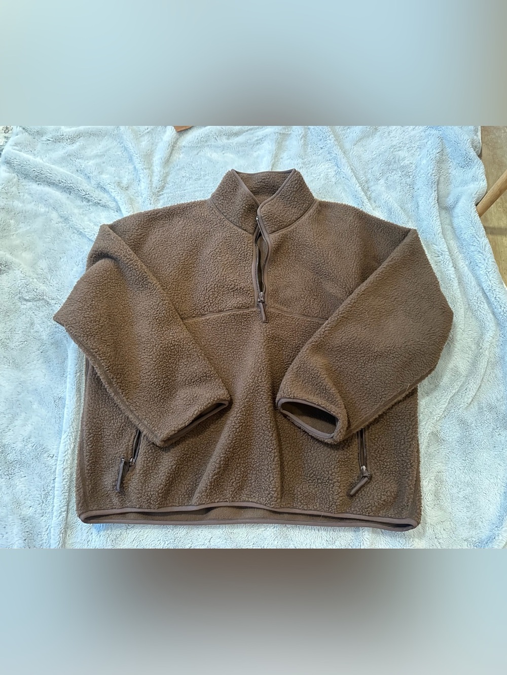 Women’s Quarter-Zip Sherpa Fleece Pullover